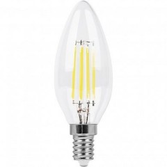 Лампа светодиодная Feron LB-66 свеча E14 7W холодный свет (6400K)