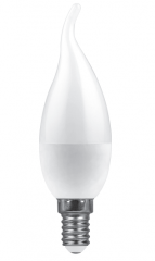 Лампа светодиодная, (7W) 230V E14 2700K свеча на ветру, LB-97 Feron Feron, артикул: 25760
