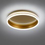 Светодиодный управляемый накладной светильник Feron AL5880 Shinning ring 80W теплый-дневной-холодный свет (3000К-6500K) золото - 