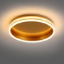 Светодиодный управляемый накладной светильник Feron AL5880 Shinning ring 80W теплый-дневной-холодный свет (3000К-6500K) золото - 