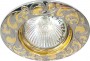 Светильник потолочный, MR16 G5.3 хром-золото, DL2005 Feron, артикул: 17799 - 