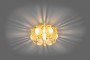 Светильник потолочный, JCD9 G9 c прозрачным и матовым стеклом, золото, с лампой, CD2530 Feron, артикул: 18791 - 