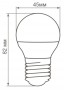 Лампа светодиодная, 9LED(5W) 230V E27 2700K, LB-38 Feron, артикул: 25404 - 