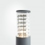 Светильник садово-парковый Feron DH0801, Техно столб,  E27 230V, серый - 