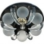 Светильник потолочный, JCD9 G9 c прозрачным и матовым стеклом, черный, с лампой, CD2530 Feron, артикул: 18790 - 