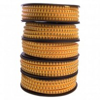 Кабель-маркер &quot;6&quot; для провода сеч.6мм STEKKER CBMR60-6 , желтый, упаковка 350шт Кабель-маркер "6" для провода сеч.6мм STEKKER CBMR60-6 , желтый, упаковка 350шт