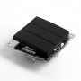 Выключатель 3-клавишный (механизм) STEKKER GLS10-7108-05 250V 10А серия Катрин, черный - 