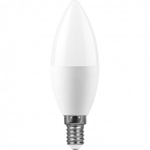Лампа светодиодная Feron LB-570 свеча С37 E27 9W теплый свет (2700K) Лампа светодиодная Feron LB-570 свеча С37 E27 9W теплый свет (2700K)