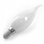 Лампа светодиодная Feron LB-718 свеча на ветру С35Т E14 15W теплый свет (2700K) матовый - 