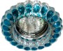Светильник потолочный  MR16 MAX50W 12V G5.3 голубой - прозрачный, CD99A Feron, артикул: 28481 - 