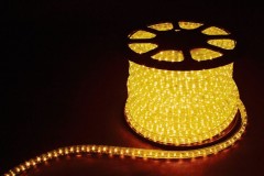 Дюралайт (световая нить) со светодиодами, 3W 50м 230V 72LED/м 11х17мм, желтый, LED-F3W Feron, артикул: 26068