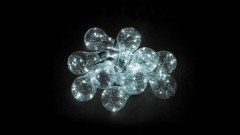 Светодиодная гирлянда Feron CL580 3м лампочки 10 подвесов белый свет (белый свет (5000К)) с питанием от батареек