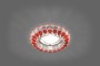 Светильник потолочный  MR16 MAX50W 12V G5.3 красный- прозрачный, CD99A Feron, артикул: 28482 - 