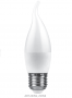Лампа светодиодная, свеча на ветру, E27, 7w, теплый свет, LB-97 Feron, артикул: 25762 - 
