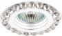Светильник потолочный  MR16 MAX50W 12V G5.3, прозрачный, белый, DL112-C Feron, артикул: 28406 - 