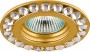 Светильник потолочный  MR16 MAX50W 12V G5.3, прозрачный, золото, DL112-C Feron, артикул: 28405 - 