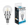 Лампа светодиодная, 12LED(4,5W) 230V E14 6400K, LB-40 Feron, артикул: 25464 - 