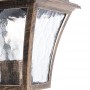 Светильник садово-парковый Feron PL611 четырехгранный на стену вверх 60W E27 230V, черное золото - 