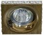 Светильник потолочный  MR16 MAX50W 12V G5.3, прозрачный, золото, DL202-С Feron, артикул: 28470 - 