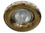 Светильник потолочный  MR16 MAX50W 12V G5.3, прозрачный, золото, DL203-C Feron, артикул: 28471 - 