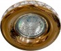 Светильник потолочный  MR16 MAX50W 12V G5.3, прозрачный, золото, DL203-C Feron, артикул: 28471 - 
