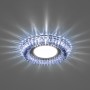 Светильник встраиваемый Feron с синей LED подсветкой MR16 G5.3 прозрачный CD904 - 