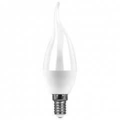 Лампа светодиодная SAFFIT SBC3715 Свеча на ветру E14 15W холодный свет (6400К)