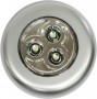 Светильник-ночник 3LED 0.18W (3*AAA в комплект не входят), IP40, 70x70x25mm, серебряный, FN1203 Feron, артикул: 23294 - 