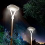 Светодиодный уличный светильник Feron SP7030 100W на столб белый свет (5000К) серый - 