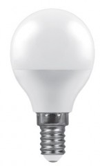 Светодиодная лампа Saffit 9W теплый свет (2700K) 230V E14 G45 SBG4509 артикул: 55080