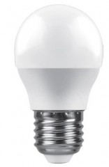 Светодиодная лампа Saffit 9W теплый свет (2700K) 230V E27 G45 SBG4509 артикул: 55082