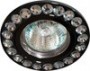 Светильник потолочный  MR16 MAX50W 12V G5.3, прозрачный, черный, DL112-C Feron, артикул: 28407 - 