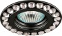 Светильник потолочный  MR16 MAX50W 12V G5.3, прозрачный, черный, DL112-C Feron, артикул: 28407 - 