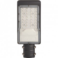 Светодиодный уличный консольный светильник Feron 30W холодный свет (6400К) серый SP3031