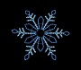 Световая фигура "Снежинка кружевная", LT065 Feron, артикул: 26954 - 