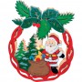 Световая фигура "Деревянный шар с Санта Клаусом", LT084 Feron, артикул: 26832 - 