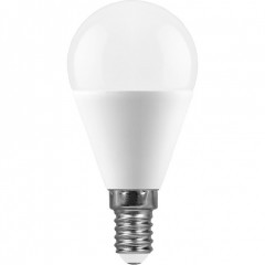 Лампа светодиодная Feron LB-950 Шарик E14 13W холодный свет (6400К)