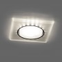 Светильник встраиваемый Feron с белой LED подсветкой GX53 без лампы белый матовый CD5022 - 