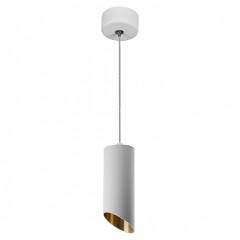 Подвесной светильник Feron Barrel tilt ML1818 под лампу GU10, белый золото