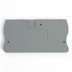 Торцевая заглушка STEKKER LD560-1-40 для ЗНИ LD552 4мм2 (JXB 4,0), серый 100шт