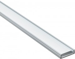 Алюминиевый профиль для светодиодной ленты "накладной" широкий  , серебро, CAB263 Feron, артикул: 10277