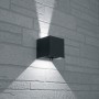 Светильник садово-парковый Feron DH012, 2х3W, 450Lm, теплый свет (3000К), черный - 