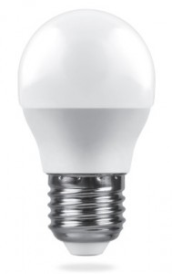 Лампа светодиодная Feron.PRO LB-1406 Шар G45 E27 6W теплый свет (2700К) OSRAM LED Лампа светодиодная Feron.PRO LB-1406 Шар G45 E27 6W теплый свет (2700К) OSRAM LED