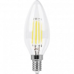 Лампа светодиодная Feron LB-713 Свеча E14 11W теплый свет (2700К) прозрачный