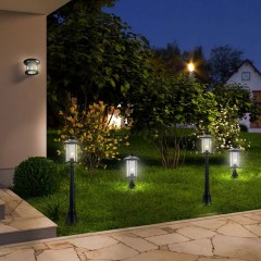 Светильник садово-парковый Feron PL723 Бордо накладной max60W E27 230V, черный