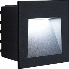 Светодиодный светильник Feron LN013 встраиваемый 3W дневной свет (4000К), IP65, черный