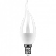Лампа светодиодная SAFFIT SBC3713 Свеча на ветру E14 13W холодный свет (6400К)