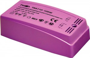 Трансформатор электронный понижающий, 230V/12V 105W пластик розовый, TRA110 Feron, артикул: 21482 Трансформатор электронный понижающий, 230V/12V 105W пластик розовый, TRA110 Feron, артикул: 21482