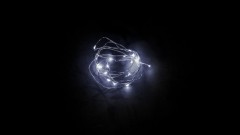 Светодиодная гирлянда Feron CL570 линейная 2м белый свет (5000К) с питанием от батареек