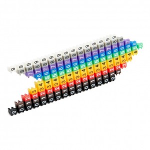 Кабель-маркеры наборные 0-9 STEKKER CBMR-MKN15 для провода сечением 1,5мм разноцветный, 100шт. Кабель-маркеры наборные 0-9 STEKKER CBMR-MKN15 для провода сечением 1,5мм разноцветный, 100шт.